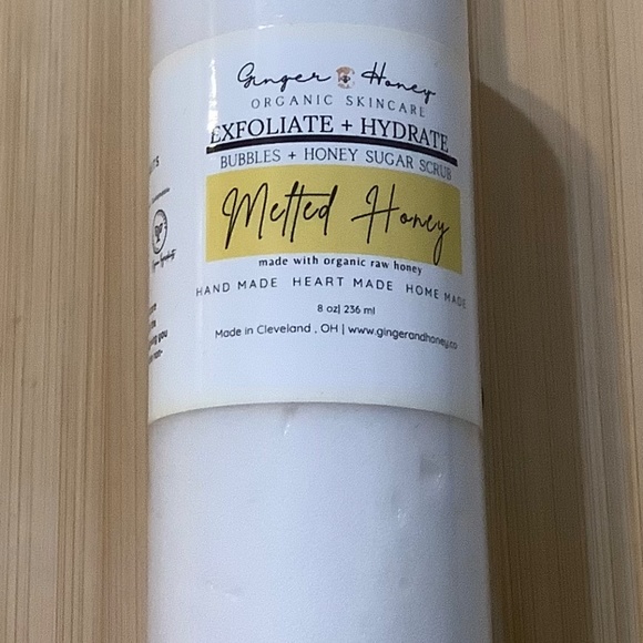 Ginger & Honey Organic Skincare Metted Honey Sugar Scrub - Picture 3 of 3